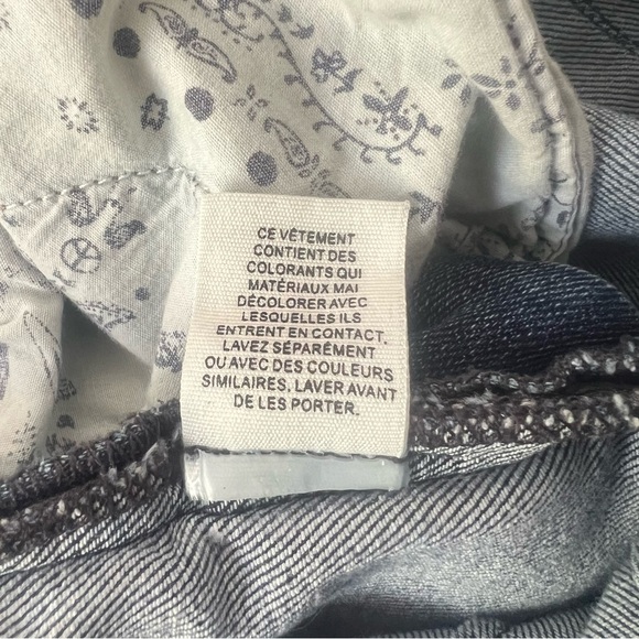 Free People We the Free Slim Ankle Denim Overalls Size 28 - Picture 12 of 13